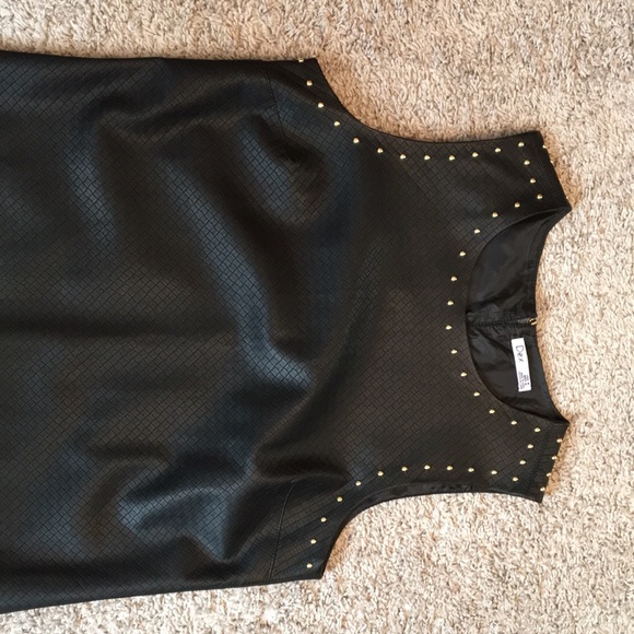 Faux Leather Dress - Picture 4 of 4